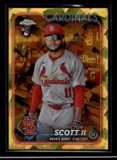 2024 Topps Chrome Sapphire Victor Scott II #USCS77 RC /50