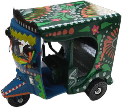 LKW Kunst Rikscha/Pakistanisch Handbemalt Tuk Tuk/Homedecor/Mehrfarbig/10cmX9cm