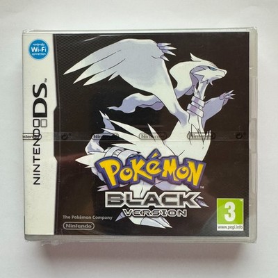 Pokemon Schwarze Version Nintendo DS UK PAL Original Neu Und Sealed -