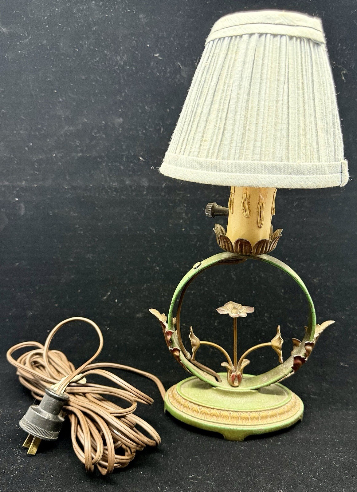 Vintage Moe Bridges / Signed “Spanish Revival Type” Cast Iron 1930’s Table Lamp