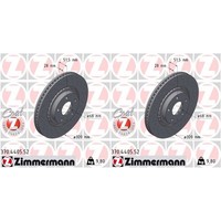 2X Zimmermann Sport Z Bremsscheiben 320Mm Gelocht Vorne Passend FüR Mazda 6 CX-5