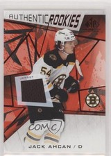 2021 Upper Deck SP Game Used Authentic Rookies Red Jerseys Jack Ahcan #161 08jr