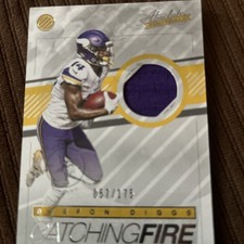 Stefon Diggs 2017 Absolute Catching Fire Patch /175