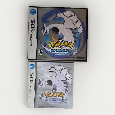 Pokemon Soul Silver Boxed Nintendo DS 3DS SoulSilver Region Free 3DS Authentic