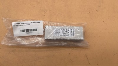 Microsemi PD-3501G Extreme Networks PoE Power Injector 1 Output Connector Unit