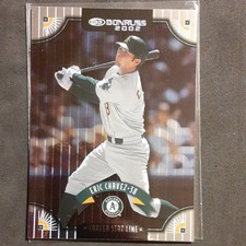 Donruss 2002 Eric Chavez #67 Career Stat Line /256 Oakland Athletics