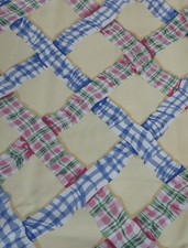 Intertwined Mzulticolor on Yellow Heavy weight Cotton Fabric 54 inches wide