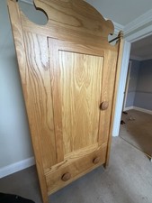 Children’s Handmade Character Wardrobe Beech Wood.  Nursery Baby Room 