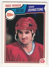 1983-84 O-Pee-Chee Eddie Johnstone #124 Red Wings