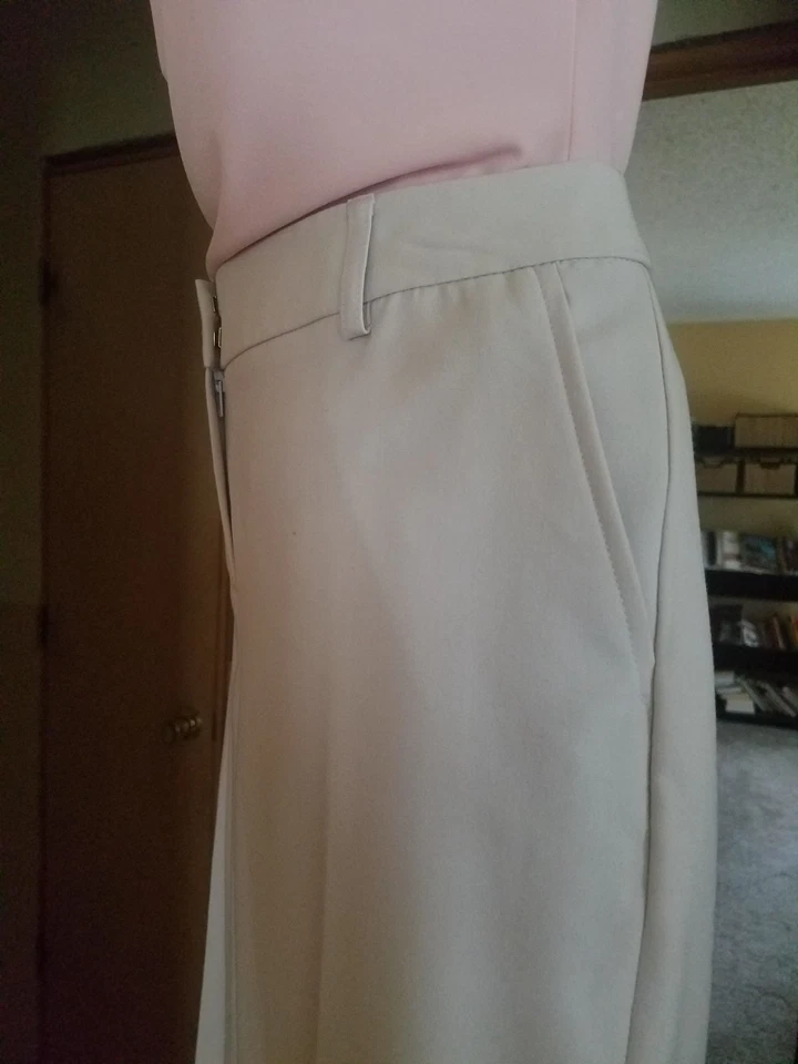 Jones New York Grace Pantalón al Tobillo en Ostra Talla 4p Nuevo Con Etiquetas Foto 3 de 4