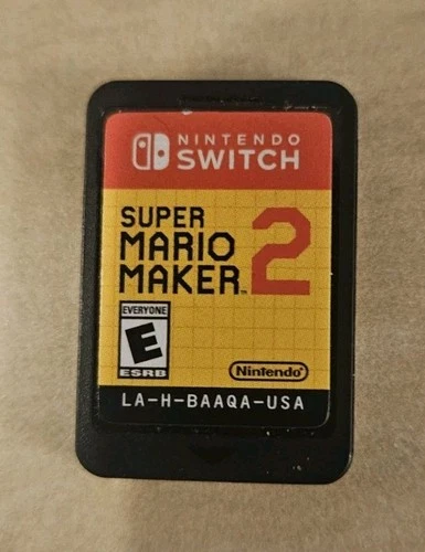 Super Mario Maker 2 Game Cartridge! Nintendo Switch!