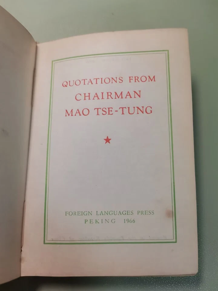 Full Edition Quotations from Chairman Mao Tse-Tung Little Red Old Book English15 - Image 3 of 4