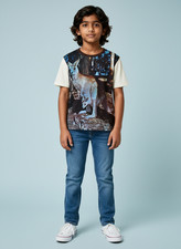 Vintage 70s Unworn size 9-10 years photoprint Kids Unisex T-shirt Kangaroo