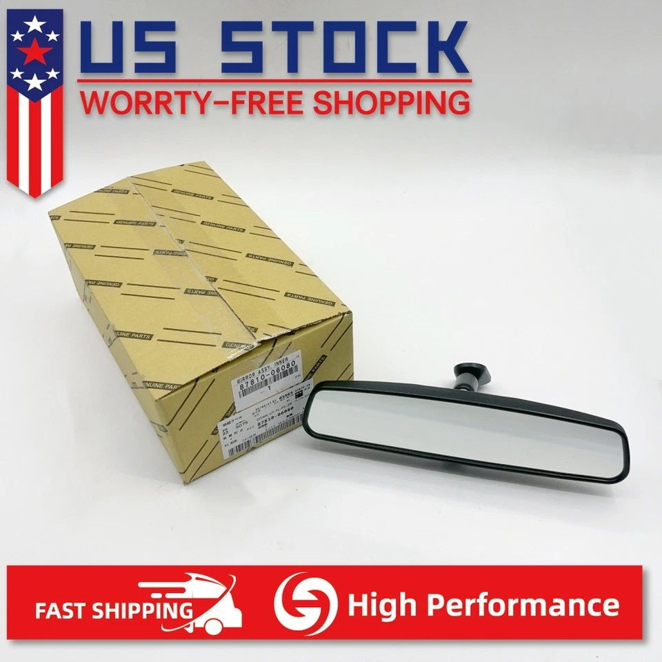 OEM New Inner Rear View Mirror Assy 87810-06080 For Toyota Tundra Lexus Ct200h Foto 3 de 4