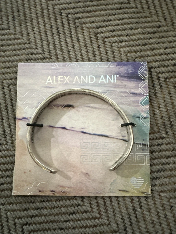 Alex And Ani Color Infusion Island 蓝绿色袖口手链 — 第 2/4 张图片