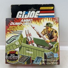 Box Only Vtg GI Joe Ammo Dump Unit Battlefield Accessories 1985 Hasbro