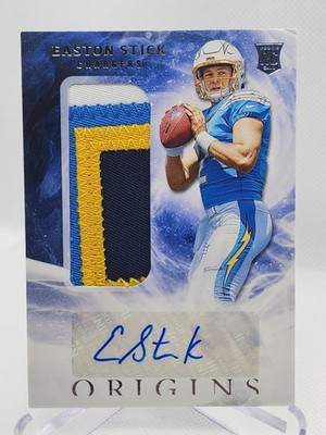 2019 Panini Origins #140 Easton Stick RC Rookie Patch Autograph Auto RPA