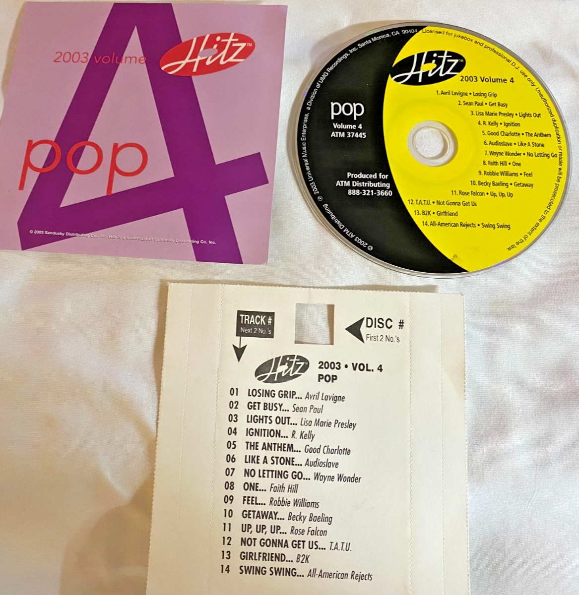 VOL 4/03 ROCK HITZ DIGITAL BROADCAST PROGRAMMING, 14 TUNES; LISA