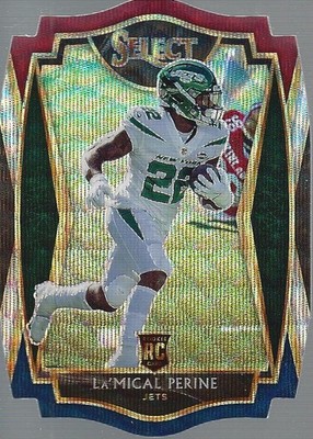 2020 Select Prizm Tri Color Die Cut #180 La'Mical Perine - FB