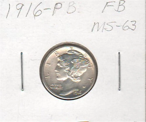 1916-P Mercury Dime — photo from another recent sale