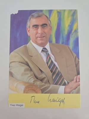 THEO WEIGEL Autograph Signed Original  10x15cm Autogramm Signiert 
