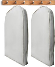 100 Cotton Garment Bag  Long  Breathable Garment Bags for Hanging Clothes ...
