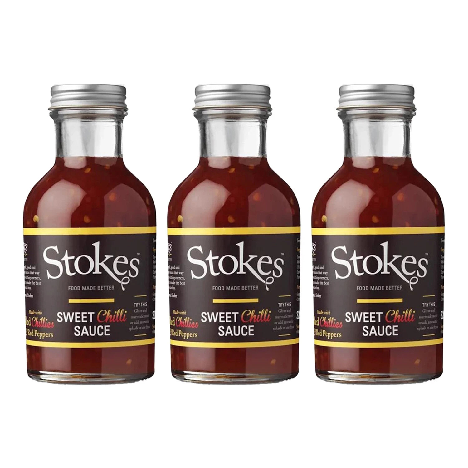 Stokes – Sweet Chilli Sauce 320g - Pack of 3 *NEXT DAY DELIVERY*
