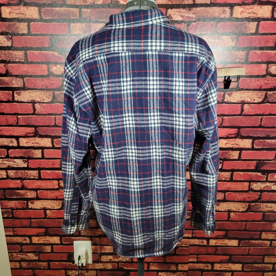 Penfield Mens Wool Blend Shirt Blue Plaid XL Gorpcore Vintage Heavyweight - Image 3 of 4