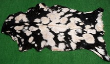 Luxury Goat hide Rug Hair on Area Rug Size 38"x24" Animal Leather Goat Skin G218