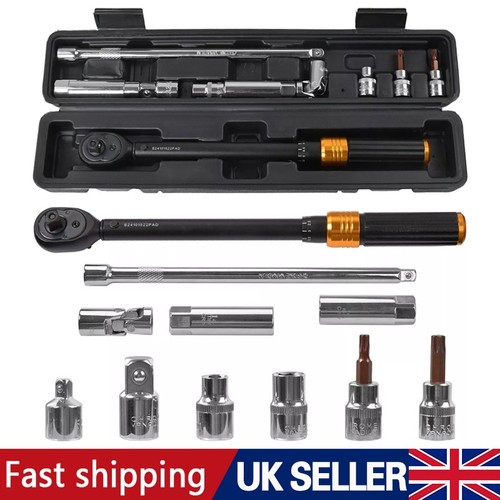 3/8" Torque Wrench Set 5-60 Nm Square Drive Spanner Precise Reversible Ratchet - Picture 10 of 10