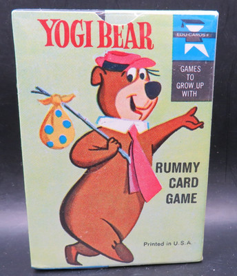 1961 YOGI BEAR RUMMY CARD GAME Ed-U-Cards MINT factory sealed
