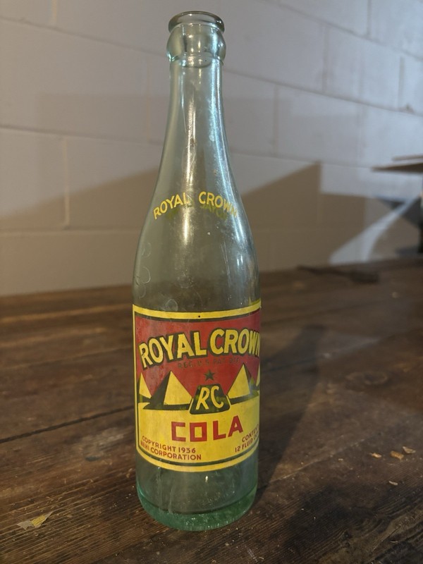 Vintage 1956  Royal Crown RC Cola 12 oz Beckley WV