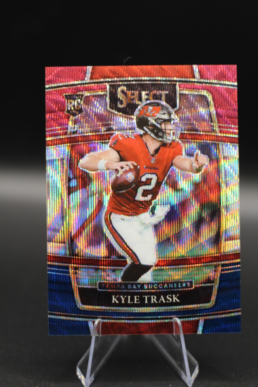Kyle Trask 2021 Panini Select #63 Concourse Tri-Color Prizm /249 SP Rookie Card