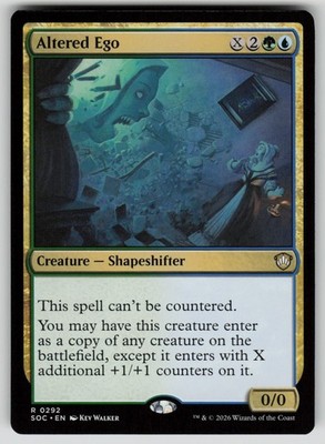 Altered Ego Rare Commander: Secrets of Strixhaven 292 MTG Near Mint 2026