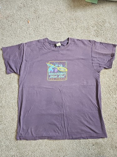 Camiseta De Colección Años 90 Ben & Jerry’s Phish Food Gráfico Hombre’s XL Púrpura Banda Camiseta
