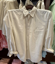 NWT Polo Ralph Lauren NATURAL GARMENT DYED Classic Fit Long Sleeve Oxford Shirt
