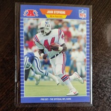 1989 Pro Set - John Stephens #257 (RC) - New England Patriots