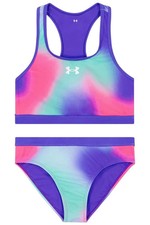 Under Armour Kid's Girl 2-Piece Swimsuit Polka Party Blur Racer