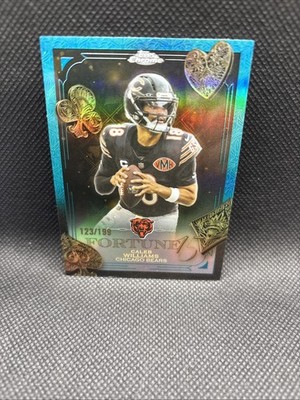2025 Topps Chrome Caleb Williams Fortune 15 /199 Refractor F15-16