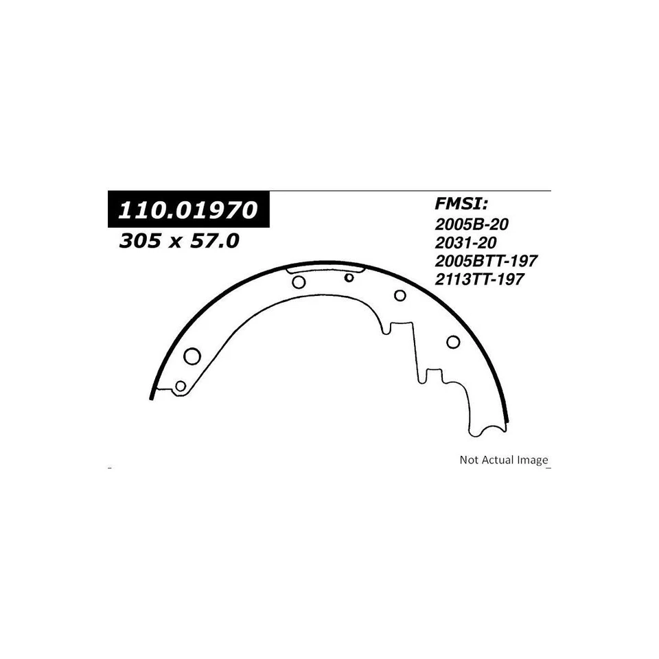 Conjunto de sapata de freio a tambor dianteira traseira serve para 1950 1951 1952 1953-1955 Buick Roadmaster - Imagem 3 de 4
