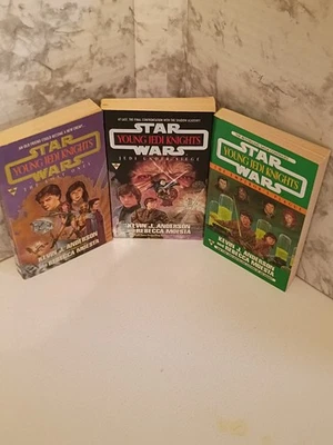 Star Wars Young Jedi Knights Random PB Books Lot of 3 Very Good Titles In Pics - Image 1 of 4