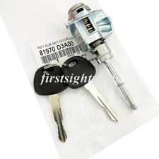 Front Left Door Lock Cylinder & 2 Keys For 2016 2017 2018-2021 Hyundai Tucson