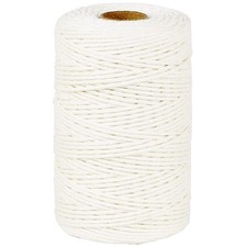 PerkHomy Cotton Butchers Twine String 500 Feet 2mm 500 Feet, Natural White