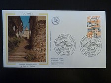 FRANCE PREMIER JOUR FDC YVERT 2081  CITE MEDIEVALE DE CORDES  1,50F  CORDES 1980
