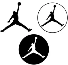Michael Jordan Vinyl Decal Sticker Basketball MJ NBA Jumpman Car Window Wall Air
