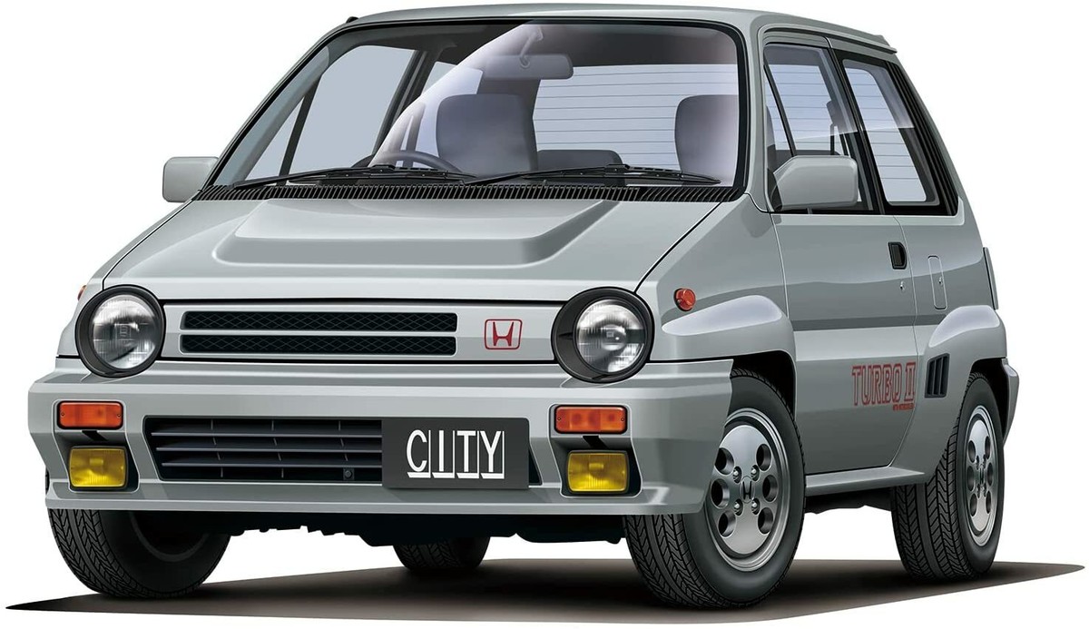 Aoshima 1/24 Plastic model kit Honda City Turbo II 1985 from
