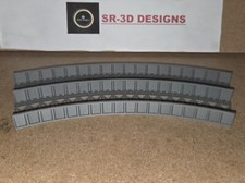 KATO N Gauge Curved Bridge 1,2,3 and 4 Radius Options 3D printed Free delivery.