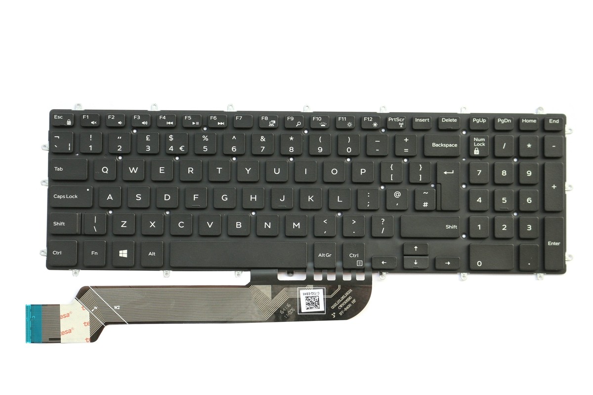 Tastiera UK Retroilluminata Per Dell Inspiron 17 (7773/7778/7779) – 09J9KG, Nuova