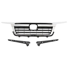 Fits Honda Ridgeline 17-20 Front Upper Grille Assembly Chrome 10460819bic