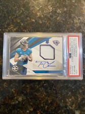 Trevor Lawrence 2021 Panini Limited #101 Rookie Patch Auto RC /25 PSA 8/AUTO 10!